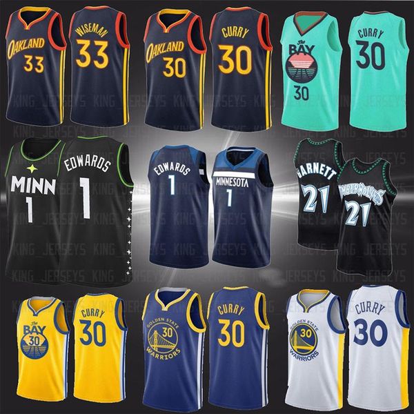 

ncaa curry kevin edwards garnett 30 stephen wiseman golden state warriors jersey minnesota timberwolves 1 anthony, Black;red