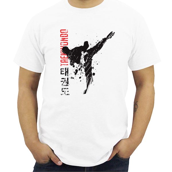 

taekwondo federation print casual o neck short sleeve male summer fitness streetwear tees casual sport hooded sweatshirt hoodie men t shirt