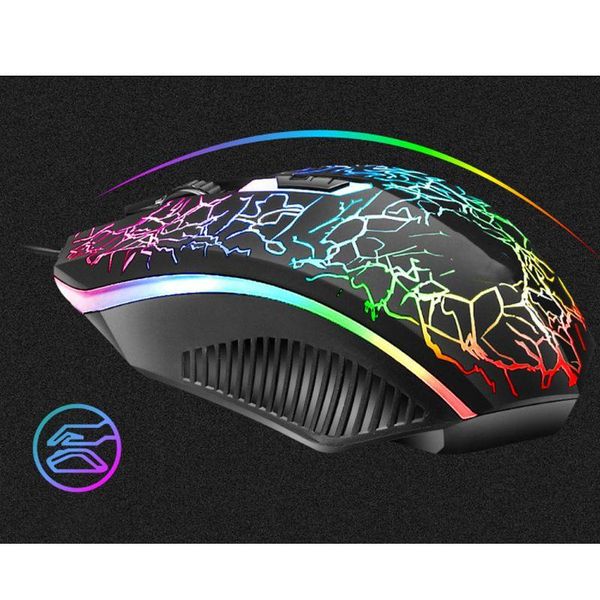 

проводная игровая клавиатура mouse combo набор красочных светодиодных подсвечников