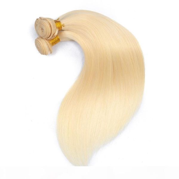 

peruvian virgin human hair extensions blonde body wave one bundle 613 color double wefts hair products 10-32inch blonde straight yirubeauty, Black