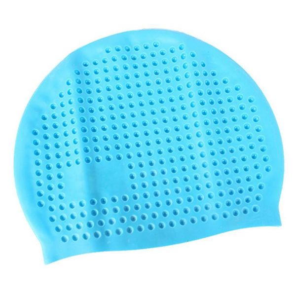 

large swimming cap waterproof sile swim pool bathing caps hat long hair ear protection water bubble cap women men sqcvrp