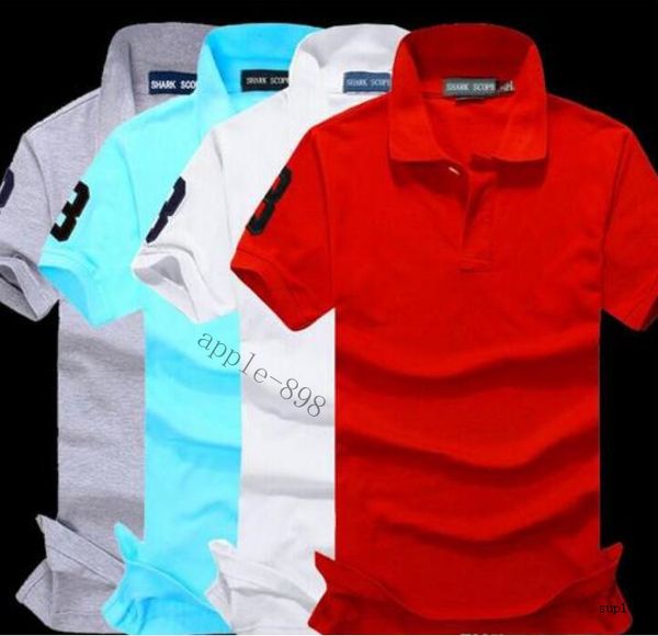 A5 Mens Designer Polos Marca cavalo pequeno Crocodilo Bordado roupas masculinas tecido letra polo camiseta gola camiseta casual camiseta tops