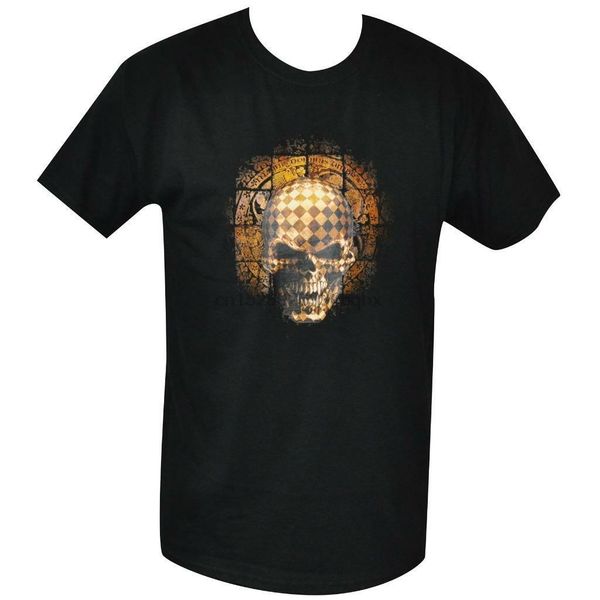 

t shirt checkered skull mens black all sizes s to 3xl rock n roll punk sport hooded sweatshirt hoodie
