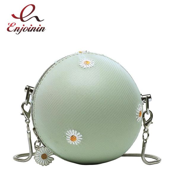 

popular small daisy cute ball-shaped messenger bag ladies 2020 fashion small purses brand designer women shoulder bag