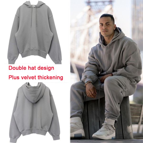 

mens hoodies famous men women couples casual pullover sweatshirt mens hoodie gray size m-3xl, Black