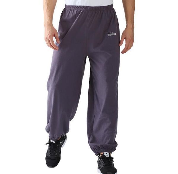 

2021 мужская мода мода бегуны пота прилив свободно на дому досуга брюки плюс размер xxxl тонкие мужские упругие талии 37oe, Black