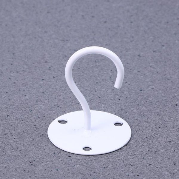 

hooks & rails 4pcs overhead cabinet floor porch wardrobe hook lantern mosquito net ceiling wind chime (white)