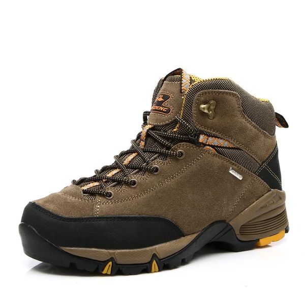 

2020 зимние новые открытый альпинистские ботинки мужские anti-slip износостойких водонепроницаемый пешеходные high top обувь зимние ботинки, Black