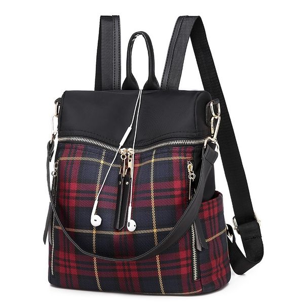 

2020 new female chess great-capacity shoulder bag backpack school bags bagpack mujer backpacks 5dwa