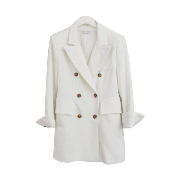 

women's suits & blazers women blazer korean spring and autumn leisure style small suit women's double-breasted suit1, White;black