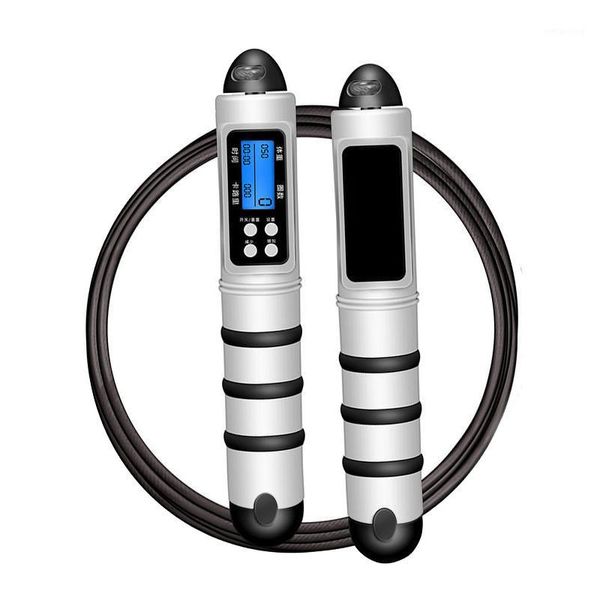 

jump ropes fitness skipping rope counting timing training speed calorie counter adjustable digital1