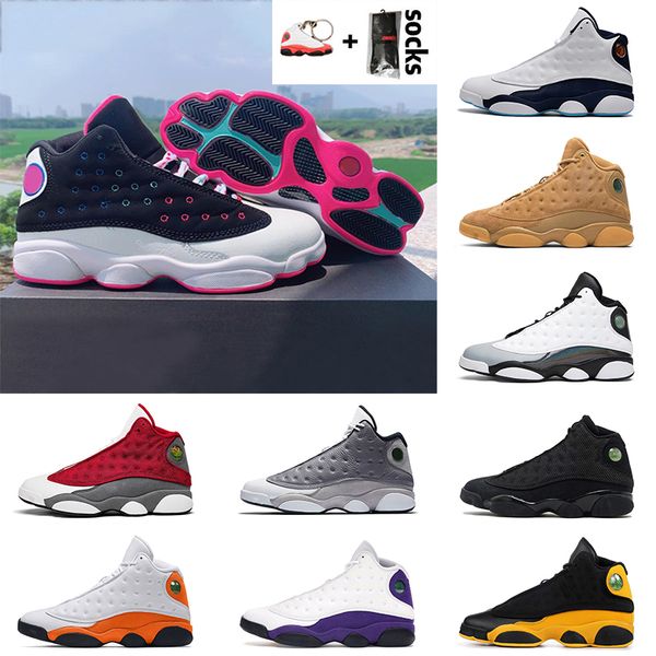 

fashion 13s basketball shoes womens jumpman 13 soar pink court purple cap and gown red flint hyper royal mens designer sneaker sports