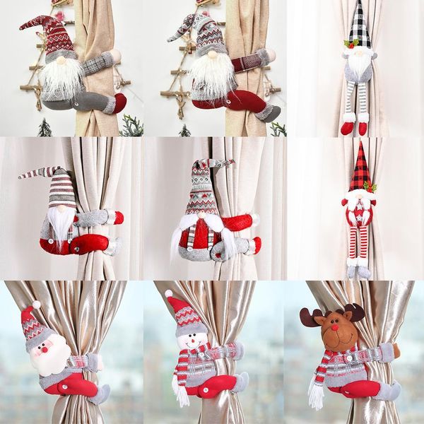 

qifu curtain buckle merry christmas decorations for home santa claus snowman elk gifts noel navidad 2020 new year 2021