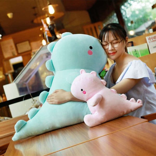 

blue creative ins soft down cotton small dinosaur comfort doll plush toy gift ek85