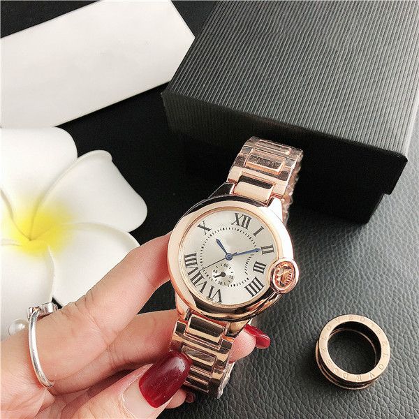 

38.1mm fashion men's sports watch men's steel band quartz watch 12 letter scale dial men's watch, Slivery;black