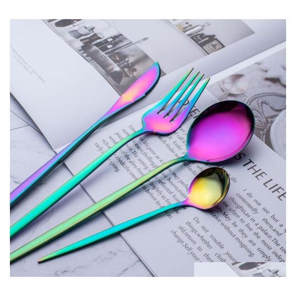 

dinnerware set cutlery gold silverware western dinner set 410 fork spoon knife set tableware chopsticks gold cutle jlljfe fight2010