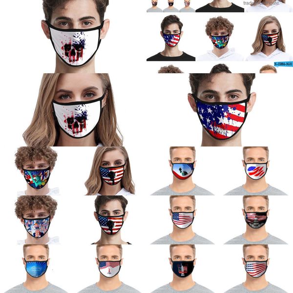 

anti-uv print double mask foral layer face dustproof designer masks fashion women men mout 58pw x5rh