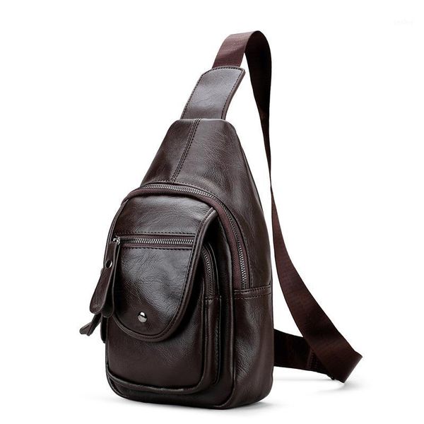

2018 new fashion waist packs for men male chest pack crossbody bags boy belt bag men design chest package shoulder bags1