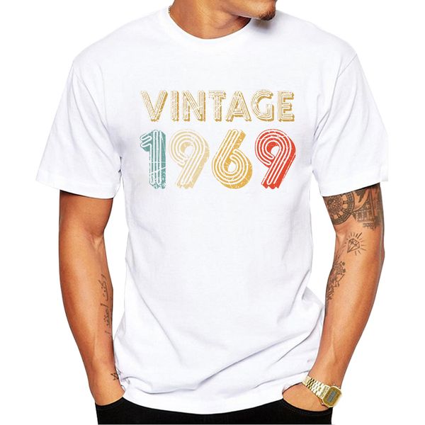

teehub fashion vintage 1969 short sleeve casual 50th anniversary 1969 printed summer funny tees sport hooded sweatshirt hoodie t shirt
