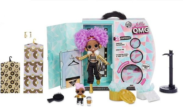 

surprise o.m.o. winter disco 24k d.j. fashion doll sister girls toys y200414