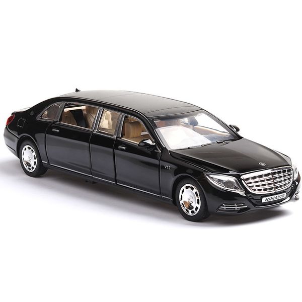 

diecasts 1:32 maybach s650 extended alloy edition metal & toy vehicles car model light sound toys for children