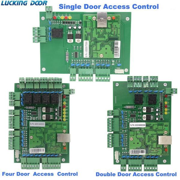

fingerprint access control tcp/ip wiegand 26 network door entry panel board controller for security solutions system with software1