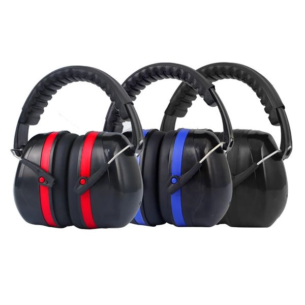 

anti-noise adjustable head earmuff snr-35db ear protector for work study shooting woodwork hearing protection, Silver