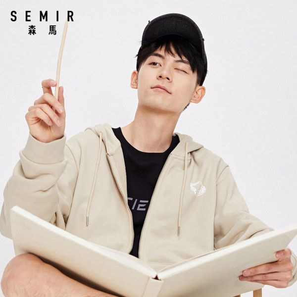 

semir men 2020 summer jackets new casual sports hooded jacket for man