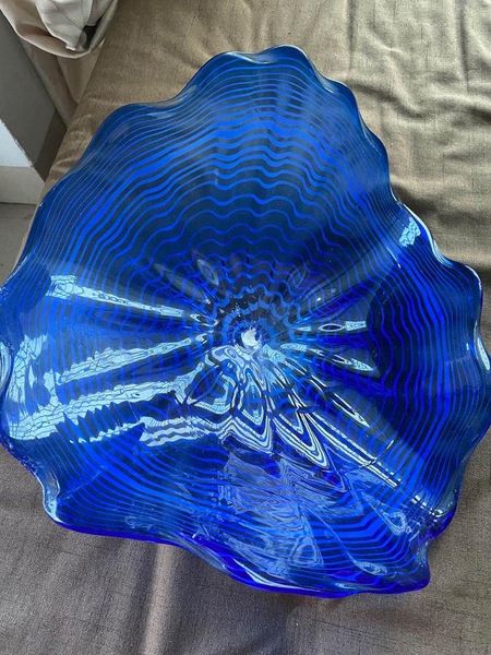 

wall lamp home decor hand blown murano glass plates custom made hanging
