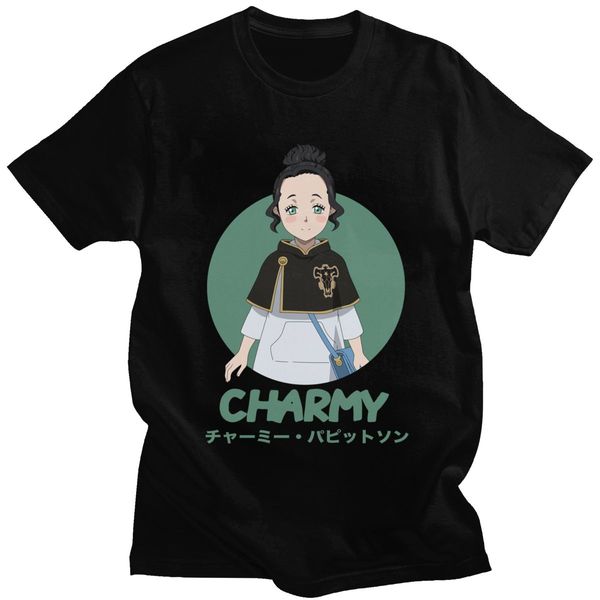 

kawaii black clover tshirt short sleeved charmy pappitson leisure japanese anime ga s gift sport hooded sweatshirt hoodie men t shirt