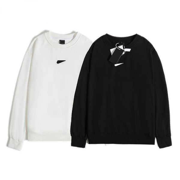 

hip hop sweatshirts coat casual clothes sweater men casual autumn winter long-sleeve hook embroidery sweatshirts hoodies, Black