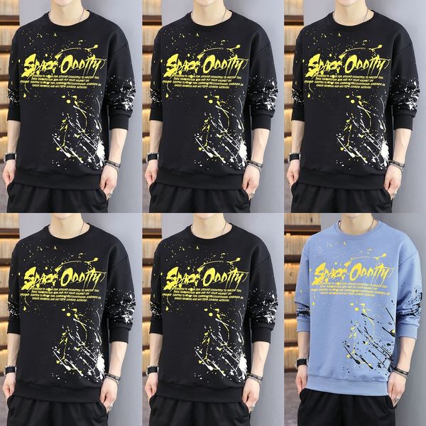 

2020 cotton cover trend small fresh daily casual loose spring t-shirt sweatersweater sweater and autumn long sleeve t-shirt versatile pnusl, Black