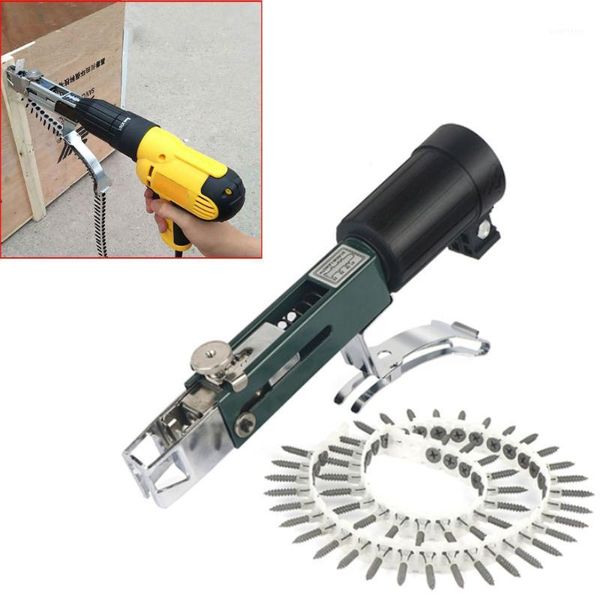 

automatic chain nail gun adapter screw gun for electric drill woodworking tool cordless power drill attachment woodworking tool1