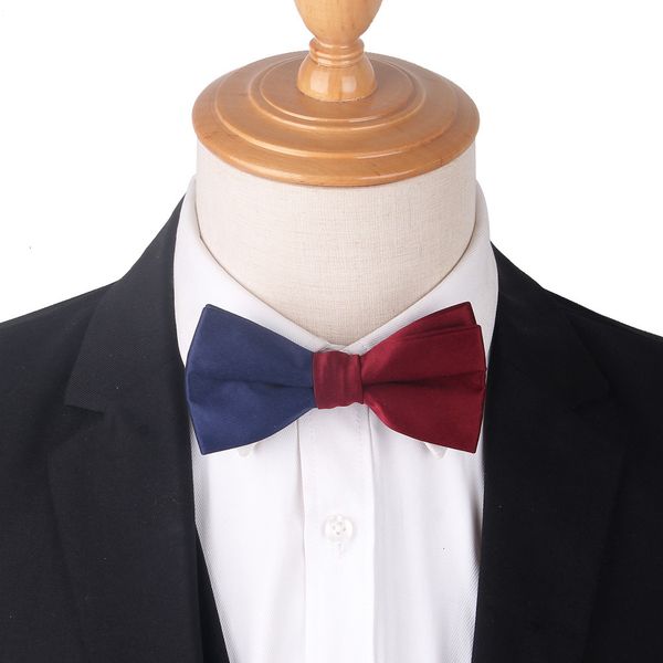 

bow women new for patchwork men bowtie business wedding bowknot mens bowties cravats classic tie vzv2, Black;gray