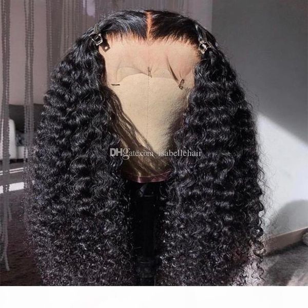

9a pre plucked full lace human hair wigs with baby hair peruvian virgin curly lace front wigs for black women, Black;brown