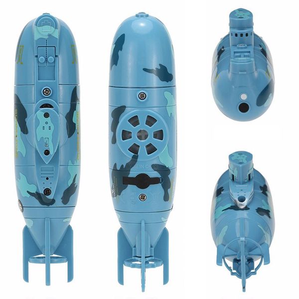 

radio rc submarine 6 function electric mini remote control speed boat explosion military battle kid summer fun toy water proof