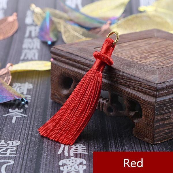 

2pcs 8cm hanging ring tassel jewelry curtain garments decorative accessories diy key cell phone bag fringe trim tassels pendant h sqcddd