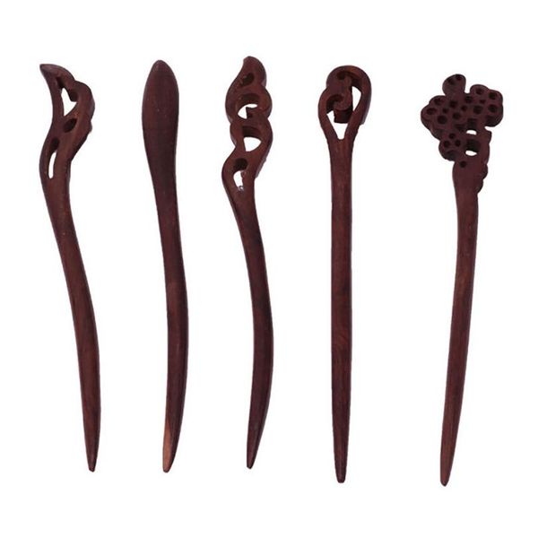 

vintage hair stick pick natural wooden sandalwood chinese style chopsticks ethnic hair pin women hairpins jewelry acc wmtssr