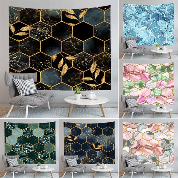 

geometry tapestry wall hanging fabric bohemian bed boho home decor