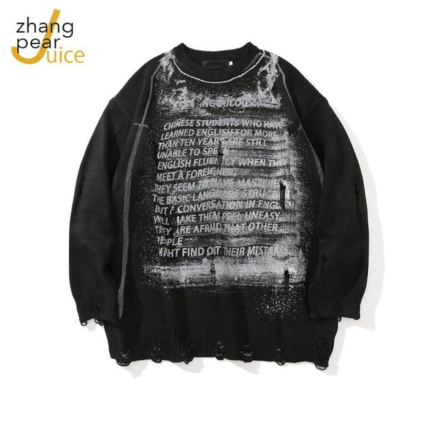 

korea sweaters and pullovers men long sleeve knitted sweater 3 colors letter print o neck sweater pullovers homme, White;black