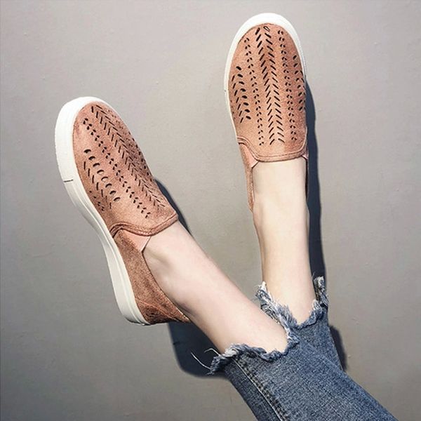 

fashion loafers women flats casual woman shoes cool young ladies slip-on shoes spring autumn female footwear pink blue a1646 #dv6p, Black