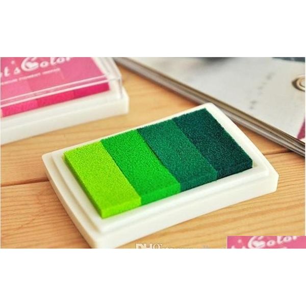 

dhl 100pcs ink pad color gradual change sqclsy pets2010