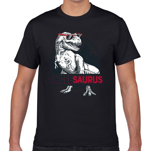 

t shirt men unclesaurus rex uncle saurus dinosaur casual black geek print male tshirt xxxl sport hooded sweatshirt hoodie