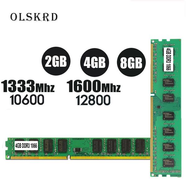 

rams olskrd ram ddr3 4gb 8gb 2gb 1333 1600mhz deskmemory 240pin 1.5v 2g 8g dimm 1600 pc3 10600 12800 pc