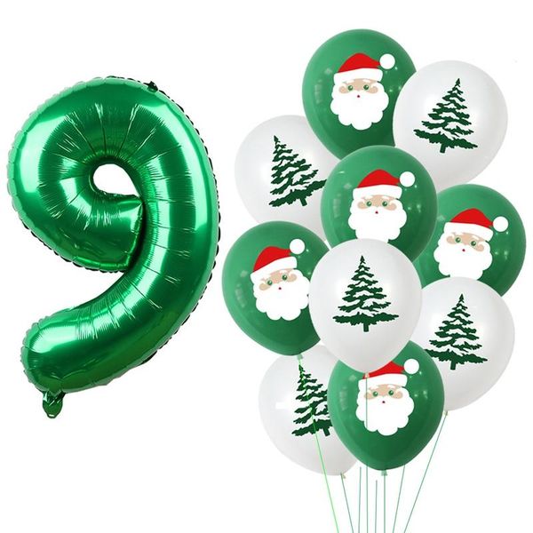 

yoriwoo santa claus latex balloon confetti air ballon new year merry christmas baloons birthday party decorations kids xmas tree wmteil