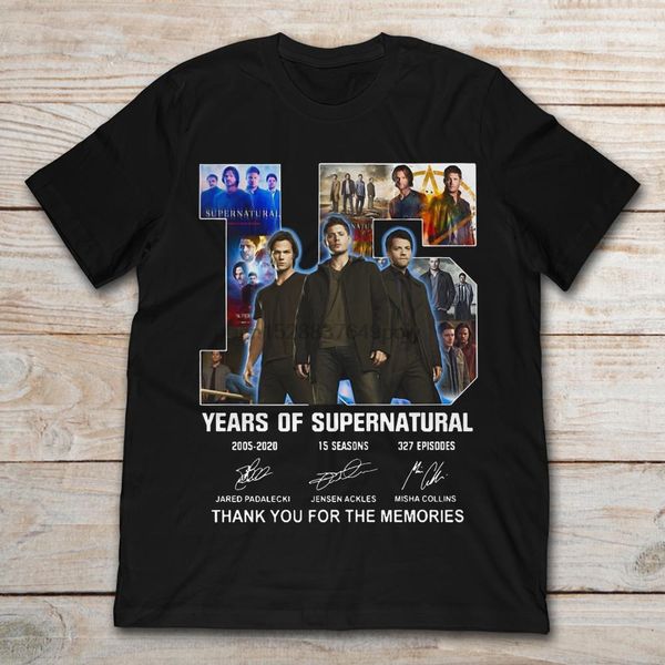 

15 years of supernatural thank you for the memories t-shirt sport hooded sweatshirt hoodie