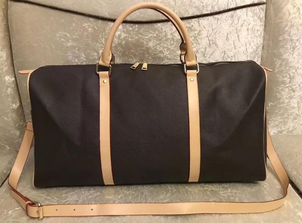 

sell 2020 new black men and women style travel bags suitcases luggages silver zipper with lock dust bag m41414 (3 color for pick