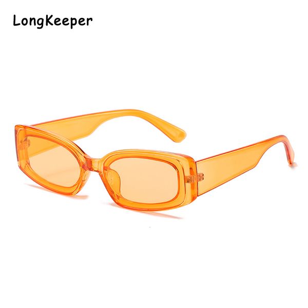 

small frame clear orange sunglasses women 2020 travel rectangle cat eye 90s sun glasses vinatge brand oculos de sol feminino uv, White;black