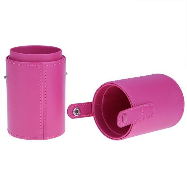 

pu leather makeup brush pen storage empty make up brushes holder cosmetic foundation powder brush cup bbynys