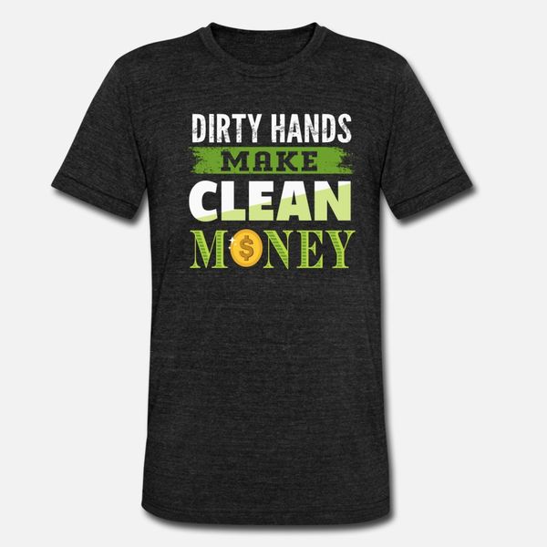 

mens dirty hands make clean money designers graphic t shirt diy vintage latest tracksuit hoodie sweatshirt